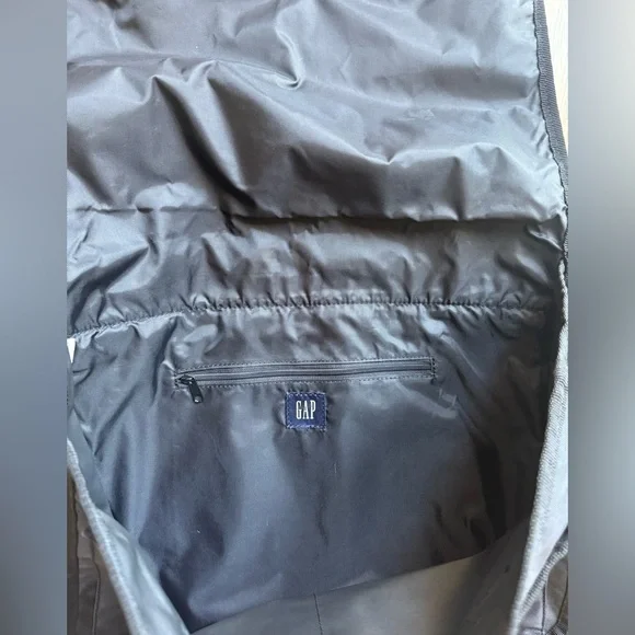 Vintage Gap 90-00s OLD multi-pocket messenger bag Black In Color - Picture 9 of 12